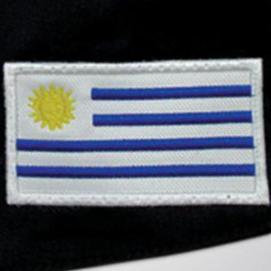 bandera de uruguay bordada